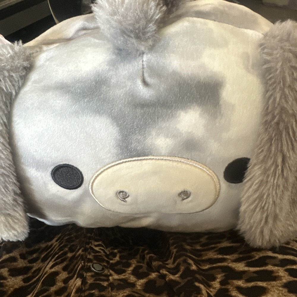 Rare Squishmallows Jason Donkey Tie-Dye Stackable Plush Soft Cuddly Kellytoy‎
